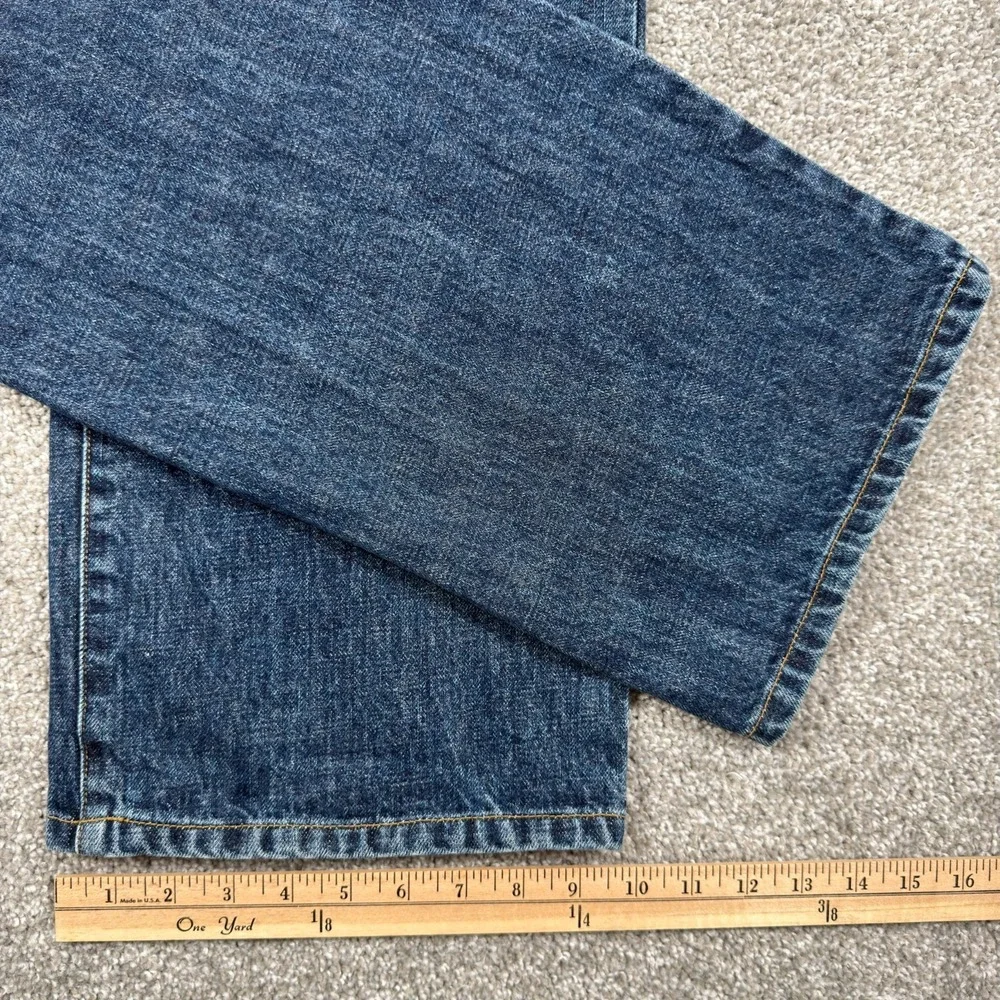 Vintage Oakley Industrial Denim Jeans Men's 38 Blue Loose Fit Y2K 100% Cotton